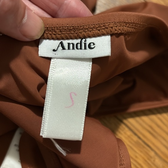 Andie Bikini Set Amor Top Bikini Bottom Sequoia size S NWT/NWOT - Picture 8 of 9